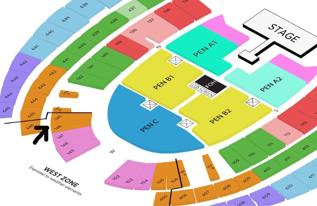 BLACKPINK Day 1 Concert Tickets, Tickets & Vouchers, Event Tickets on