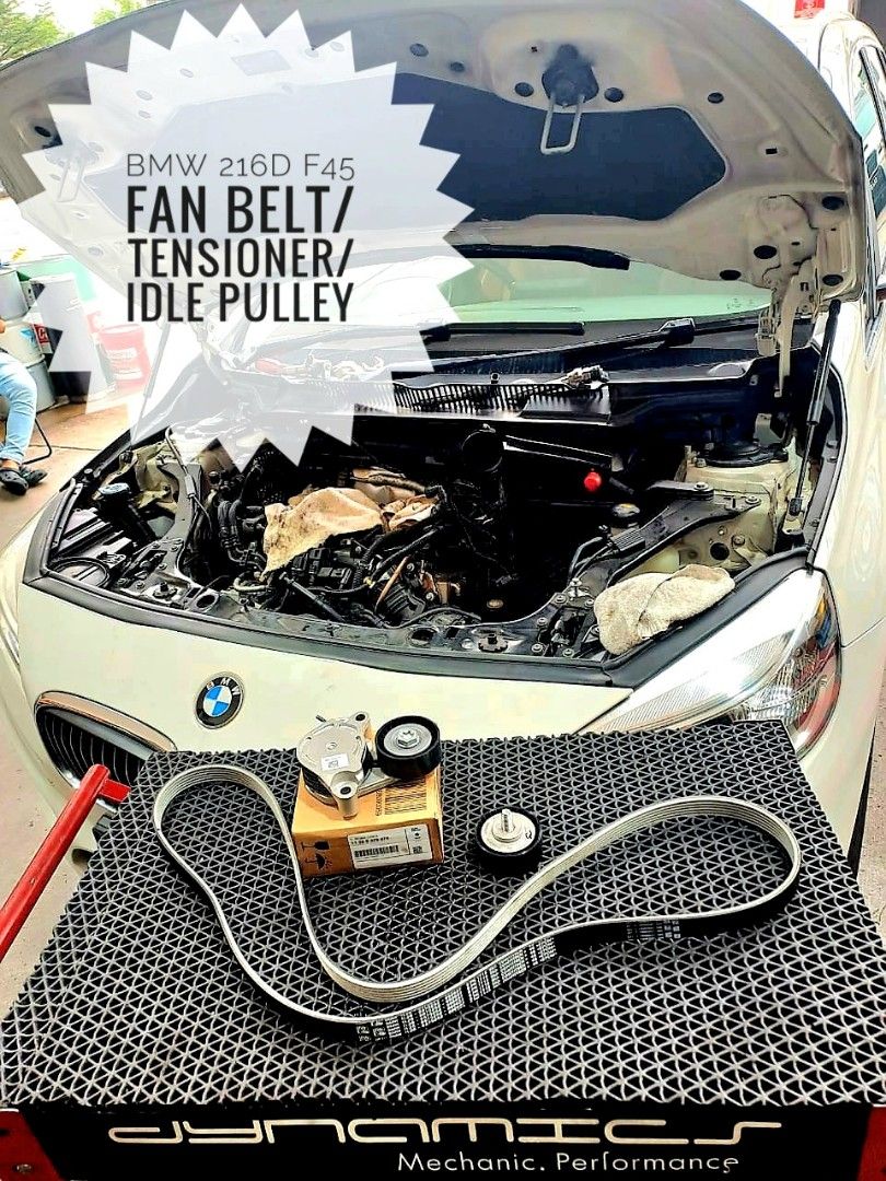 BMW Fan Belt Tensioner Idle pulley Replacement Car Accessories