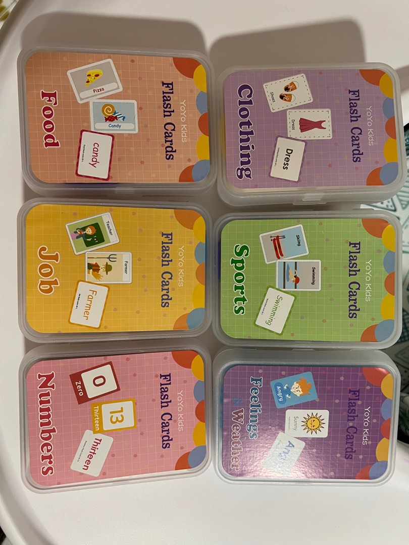 BNIB Montessori Flash Cards, Babies & Kids, Infant Playtime on Carousell