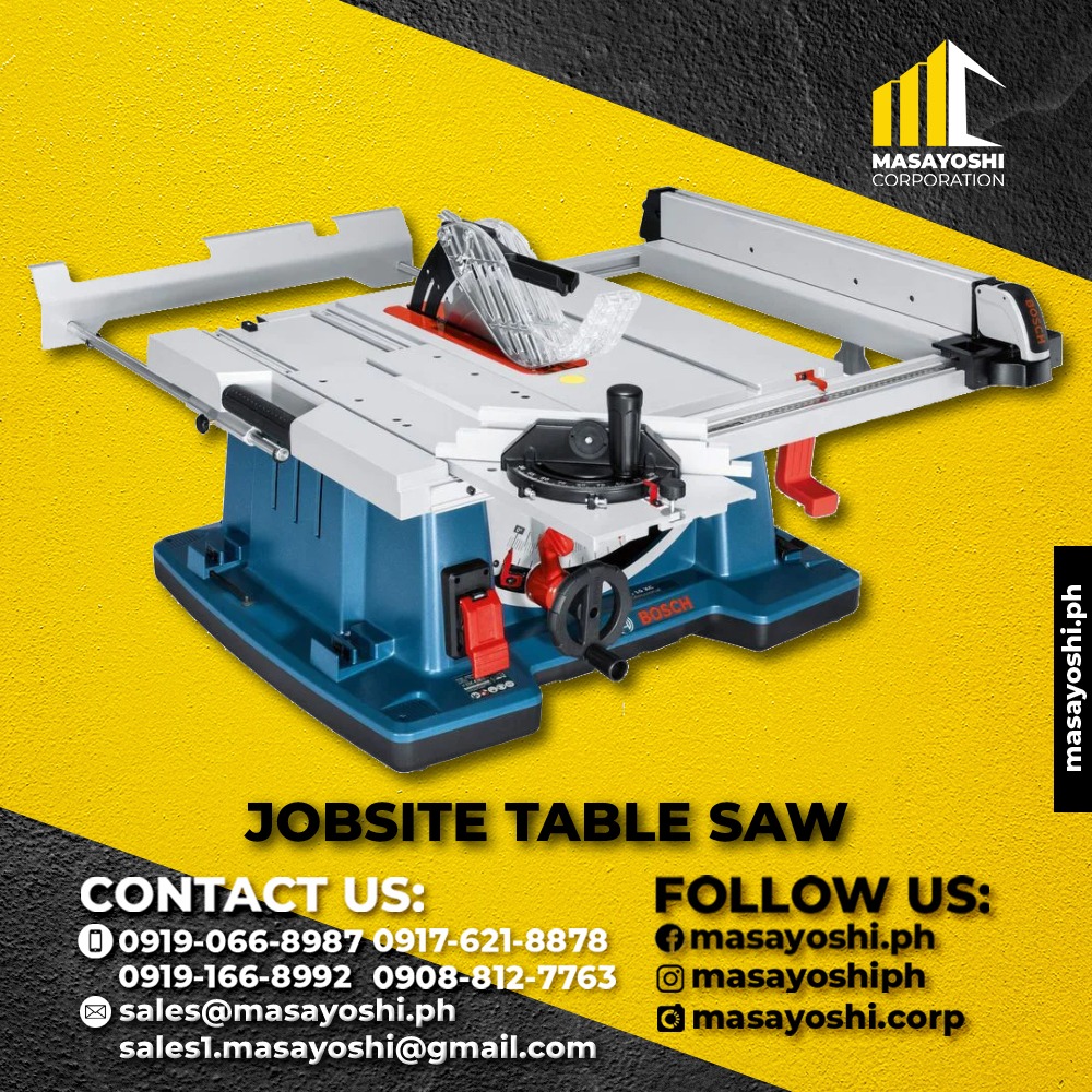 Bosch GTS 10 XC Jobsite Table Saw, Saw Bench, Bench Saw, Cutting Saw, Commercial & Industrial