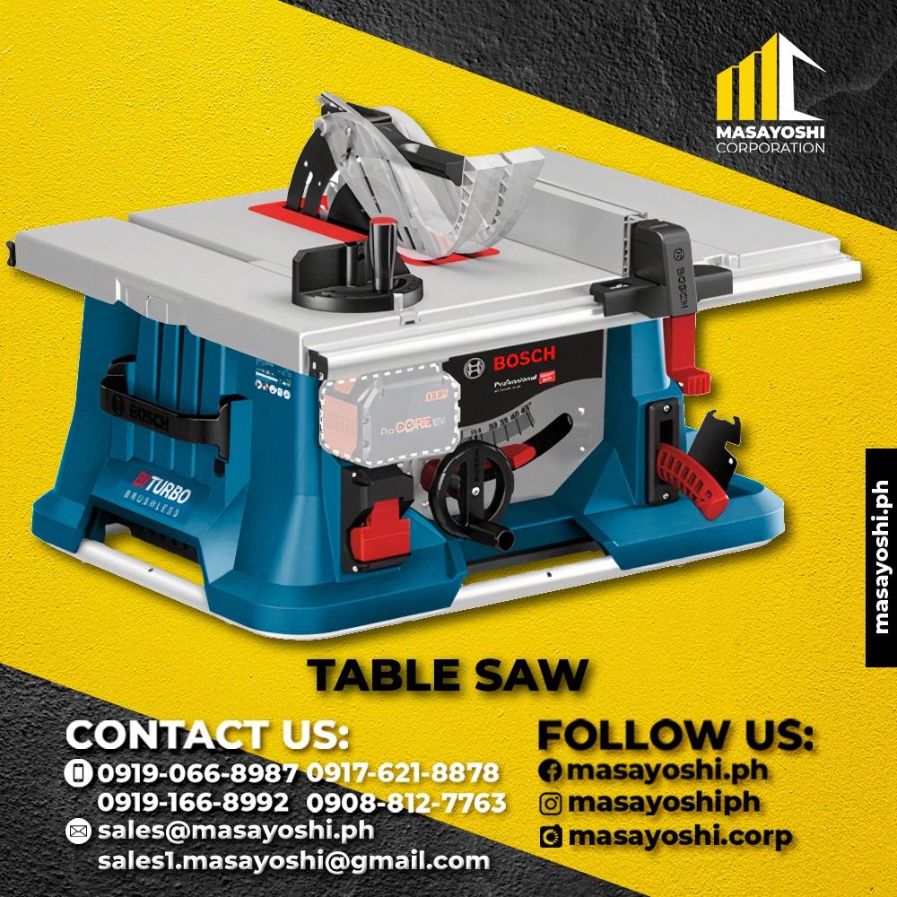 Bosch GTS 18V 216 Brushless Cordless Table Saw Sawbench Bench