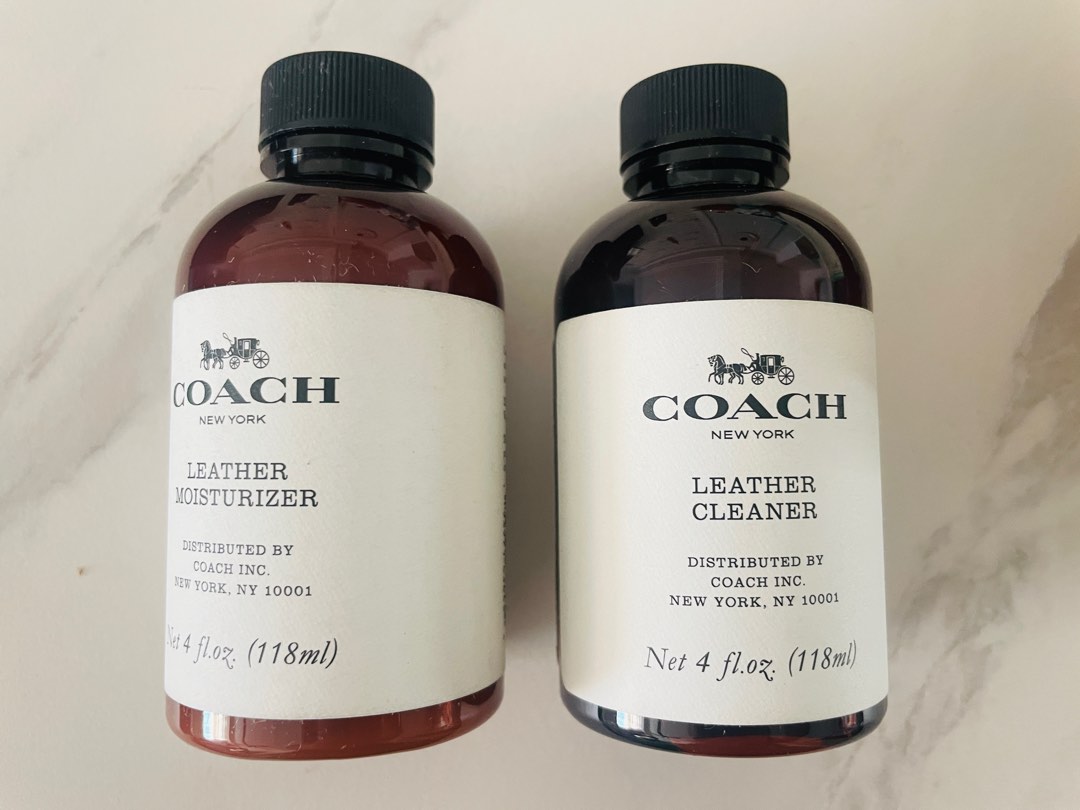 Brand New Coach Leather Cleaner Moisturizer 2pc SET, Luxury