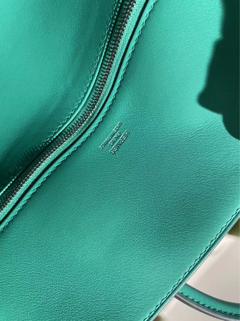 HERMES Shadow Birkin 25 Swift Leather "Menthe" Mint Green 6W PHW  - BNIB FULL SET