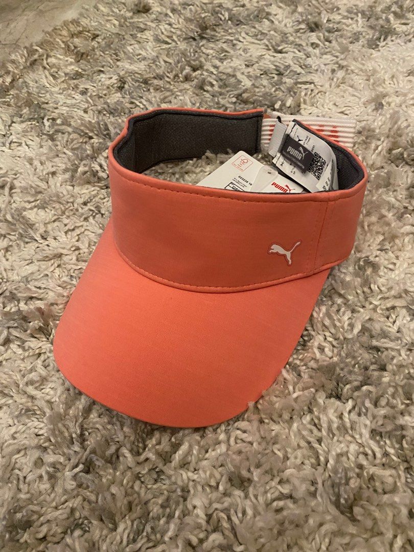 Orange shop puma visor