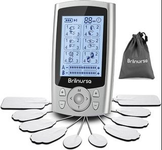 Beurer TENS Unit Muscle Stimulator for Pain Relief - TENS Machine with  Adjustable Intensity Levels - Electronic Muscle Stimulator with TENS Unit  Pads, EM44 