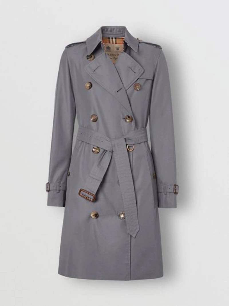 Burberry outlet grey trench