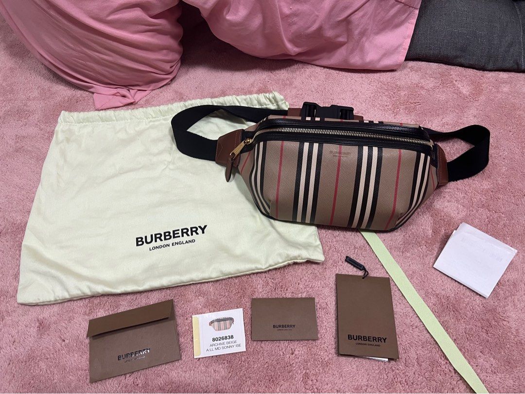 Burberry Sling Bag( Full set), Luxury, Bags & Wallets on Carousell