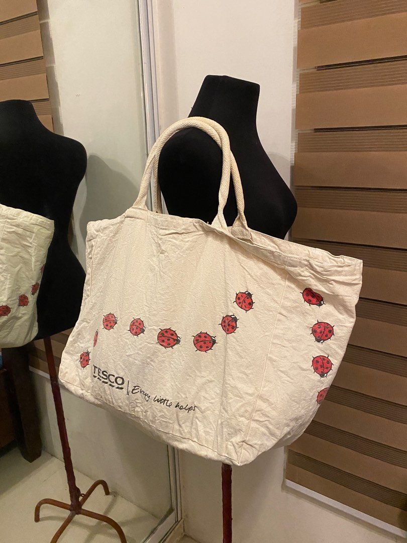 Canvas Tote Bag Tesco Women s Fashion Bags Wallets Tote Bags on Carousell