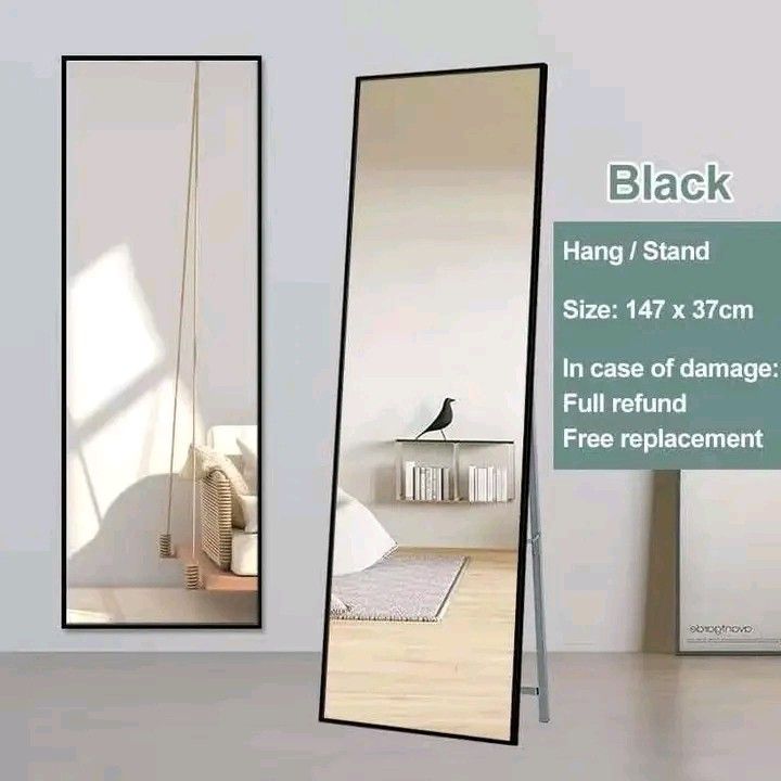 Cermin panjang Standing Long Mirror Stand Fulllength mirror wall