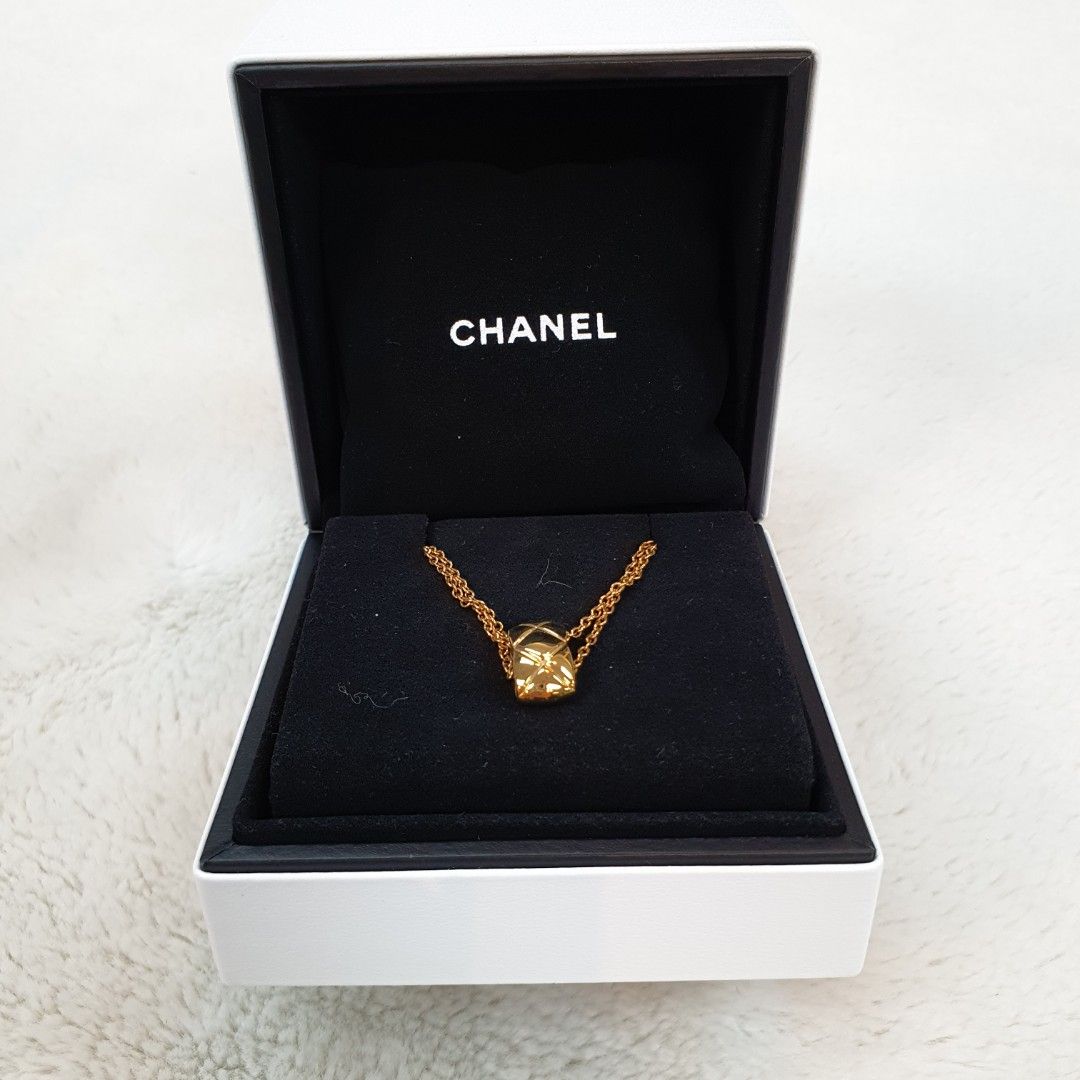 K18PG pink gold diamond 0.35ct diamond 0.38ct pendant necklace ladies –  Timeless Vintage