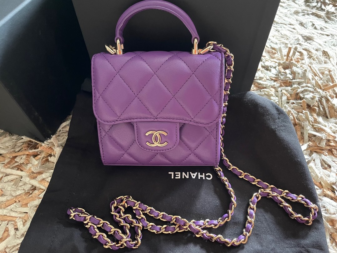 Chanel Micro Quilted Flap Bag  Black Mini Bags Handbags  CHA153016  The  RealReal