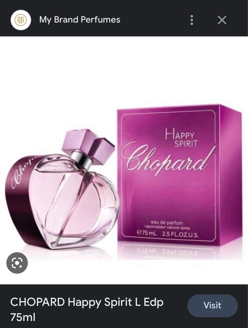 Chopard happy spirit 75 ml new arrivals