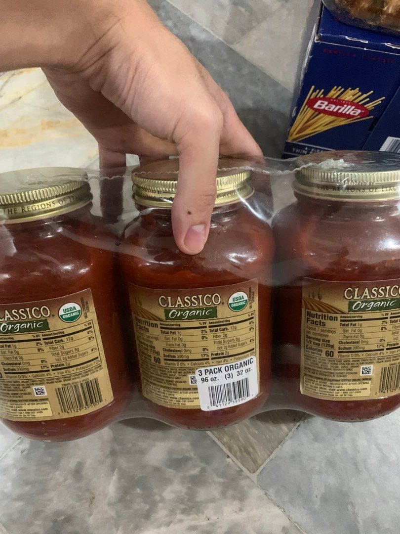 Classico Organic Tomato, Herbs, and Spices (Category: Spice & Seasoning) located in Quezon City. Submitted by adarpgaming (Listing ID 1213810991, Image 2). Description: Lazada price-₱320 From USA! Balikbayan box.