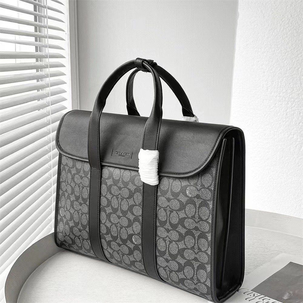 Coach Metropolitan Portfolio Bag in Signature Canvas Men s