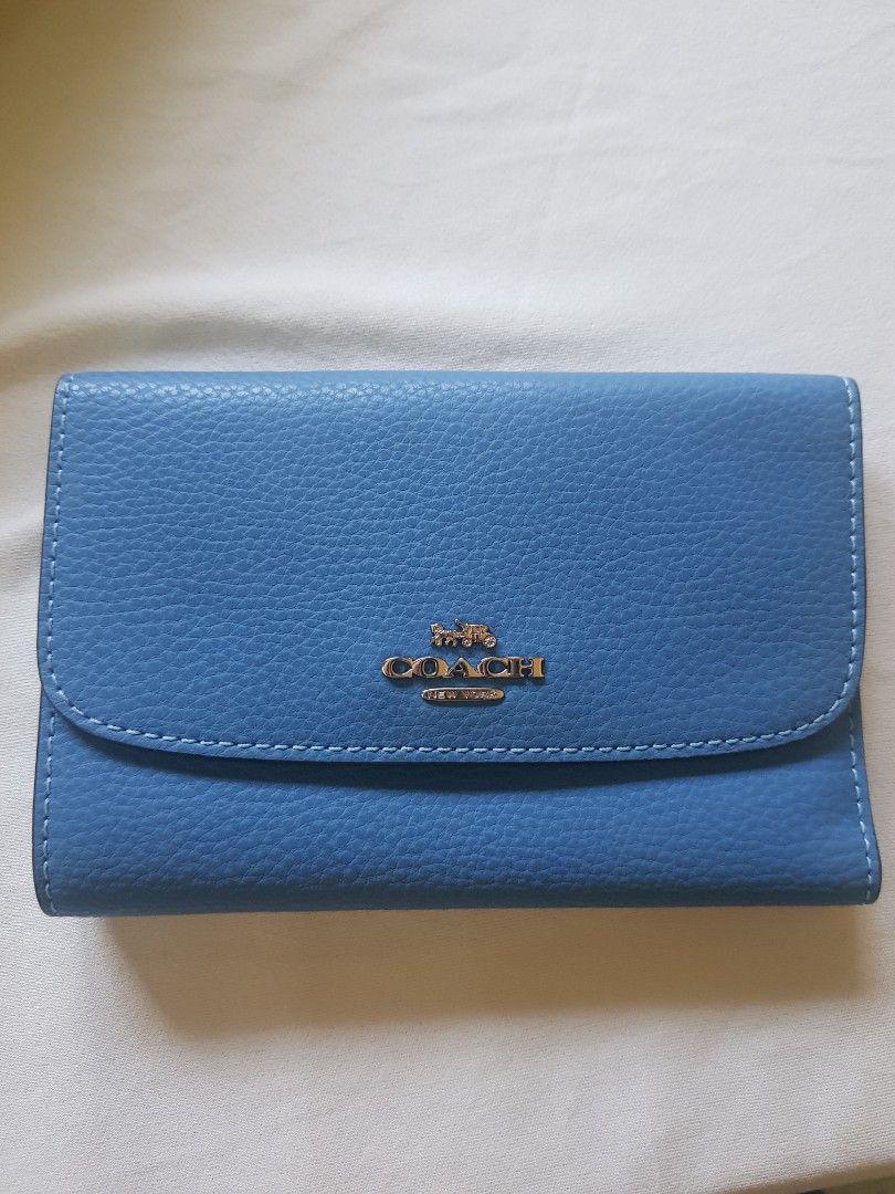 Coach Trifold Wallet, Women's Fashion, Bags & Wallets, Wallets & Card holders on Carousell