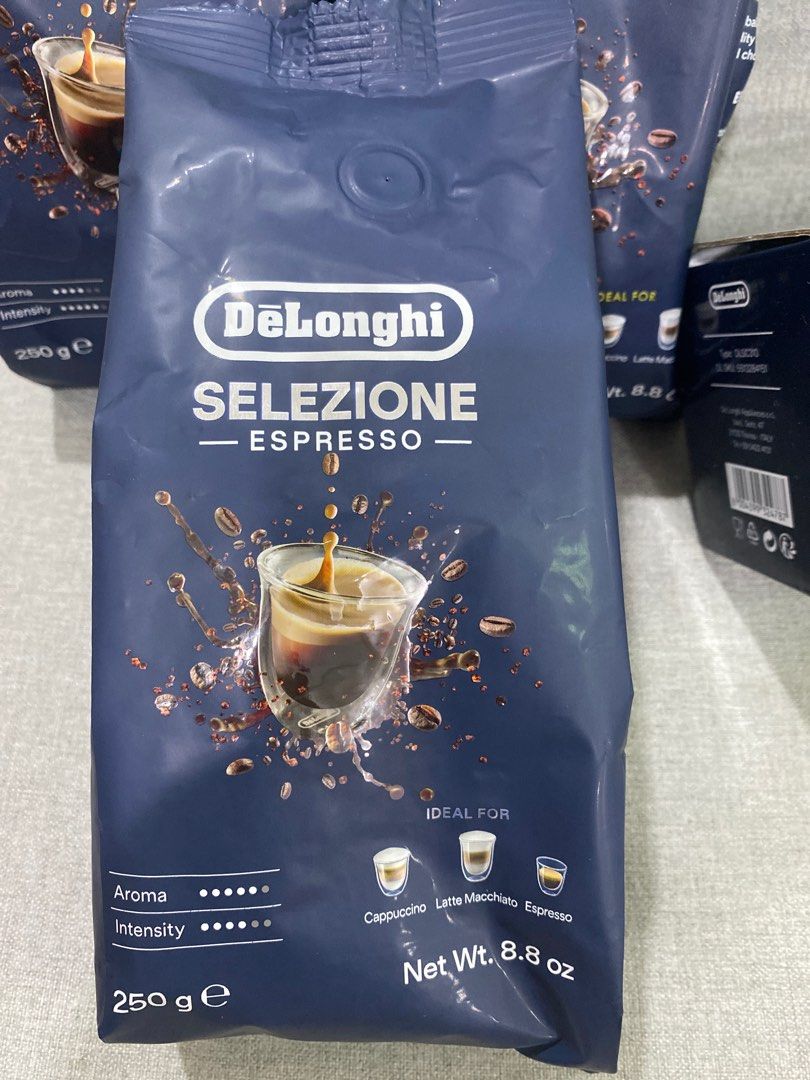 Coffee beans Delonghi 250g x 3 pkts, Food & Drinks, Beverages on Carousell
