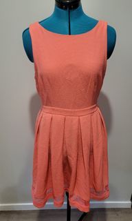 Coral dress