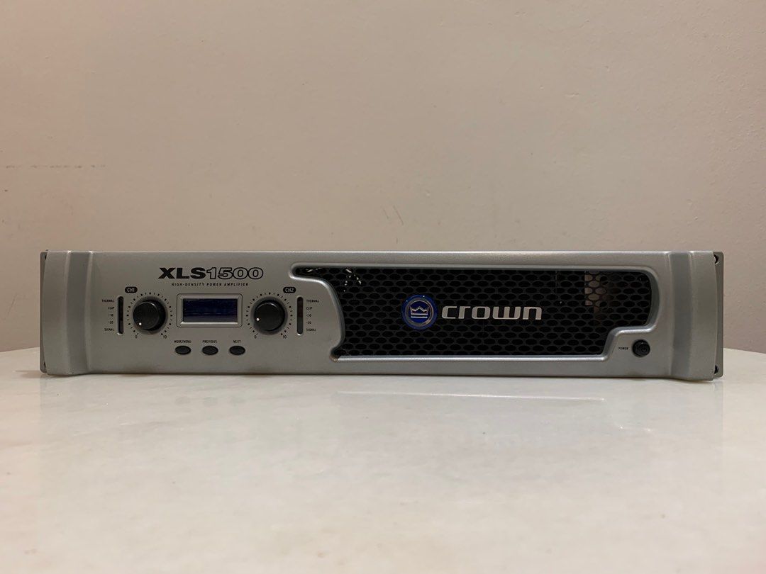 Crown XLS 1500 Amplifier, Audio, Soundbars, Speakers & Amplifiers on