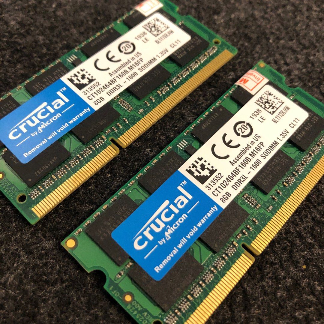 CRUCIAL DDR3L 4GB RAM, Computers & Tech, Parts & Accessories, Other  Accessories on Carousell