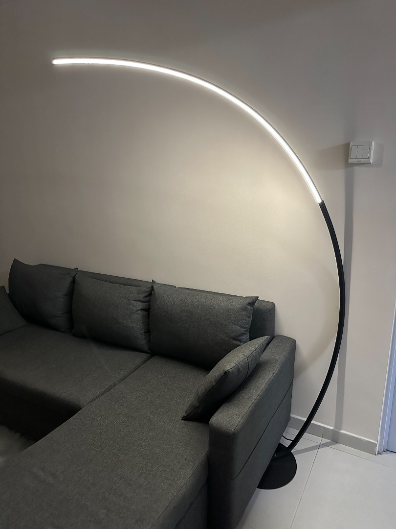 Curved Overarching Standing Bed Sofa Lounge Light, Furniture & Home ...