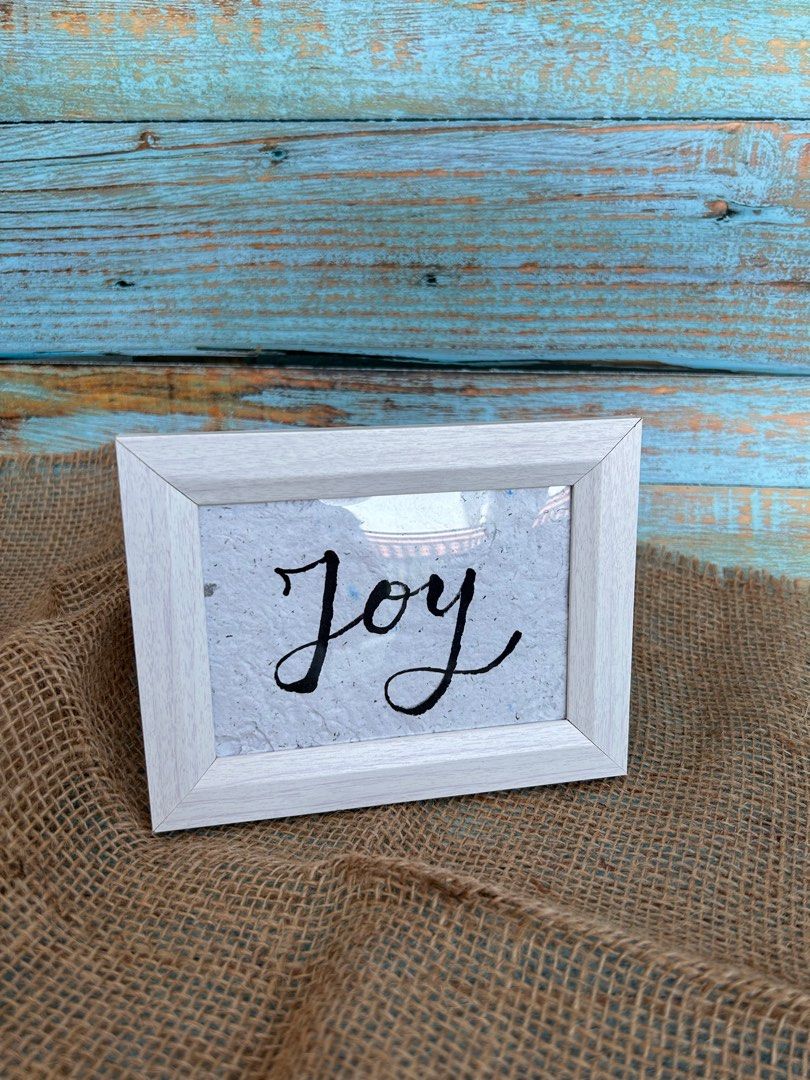 A Word Frame Customized word frame, Furniture & Home Living, Home Decor, Frames ...