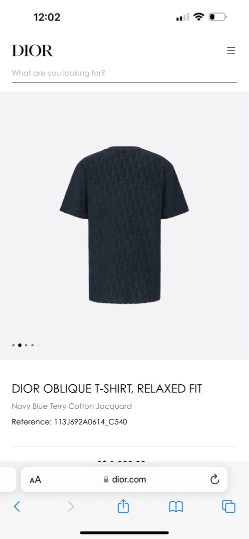 Dior Oblique Highneck Longsleeve Tshirt in Black for Men  Lyst