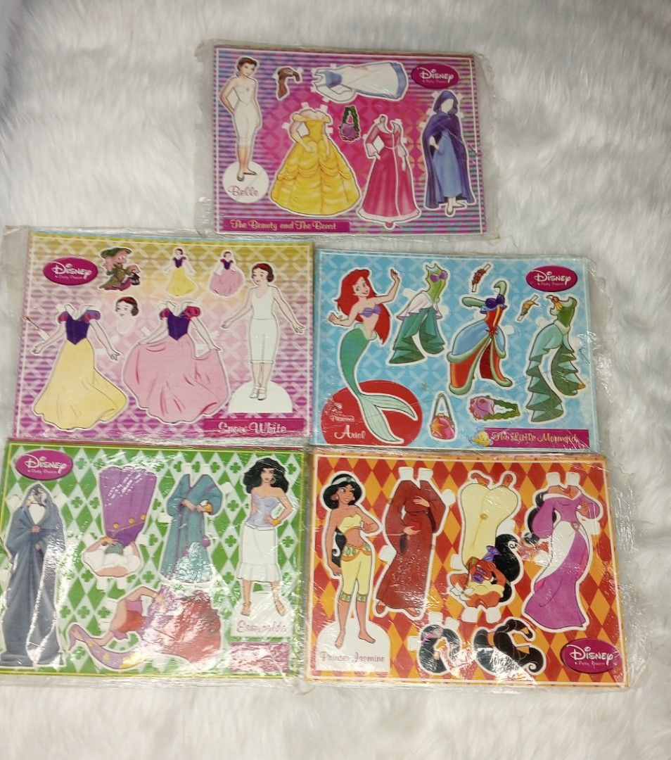 Disney Paper Dolls Rare Set Vintage Design Hobbies And Toys Memorabilia And Collectibles Vintage 0170