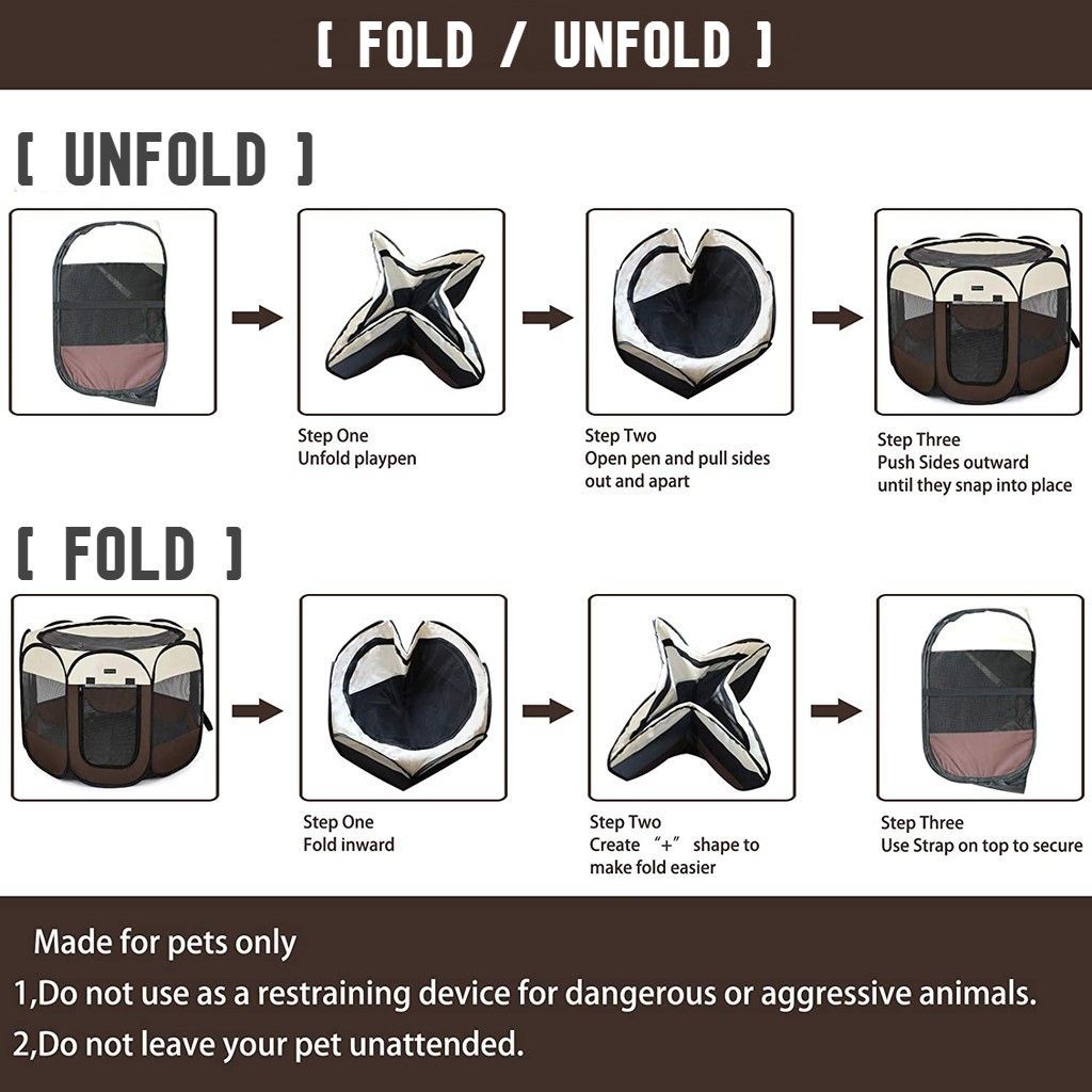 Dog Pee Tray with Wall for Male Dogs 30 & Polyester Playpen 25, Both