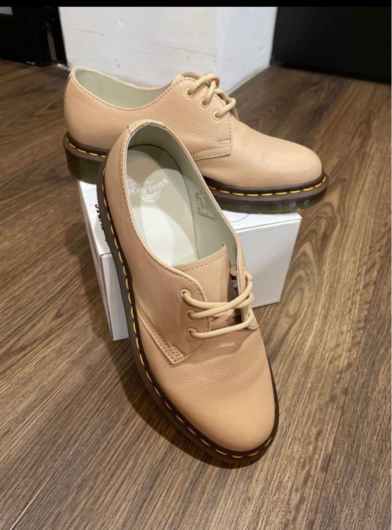 Dr Martens Beige Sand Women s Fashion Footwear Boots on Carousell