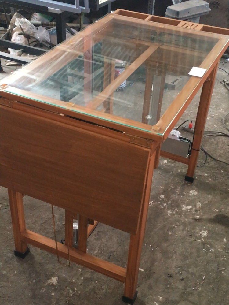 Drafting Table (Category: Other Home Furniture) located in San Pedro. Submitted by draftingtablemaker (Listing ID 1213824610, Image 2). Description: Custom Made Starts at 9000 optional: drawer sidetable actuator usb port outlet.