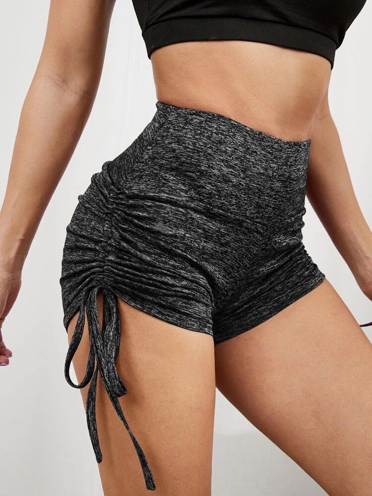 Drawstring booty shorts best sale