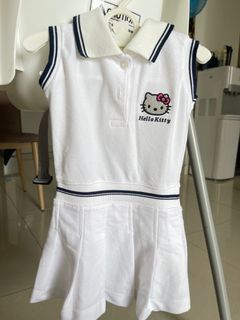 Dress anak hello kitty / dress anak putih