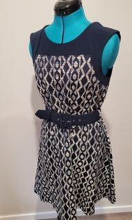 Dress with belt