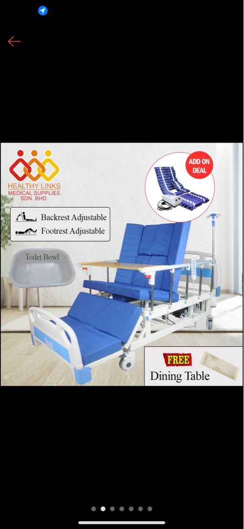 Electrical Hospital bed, Health & Nutrition, Medical Supplies & Tools