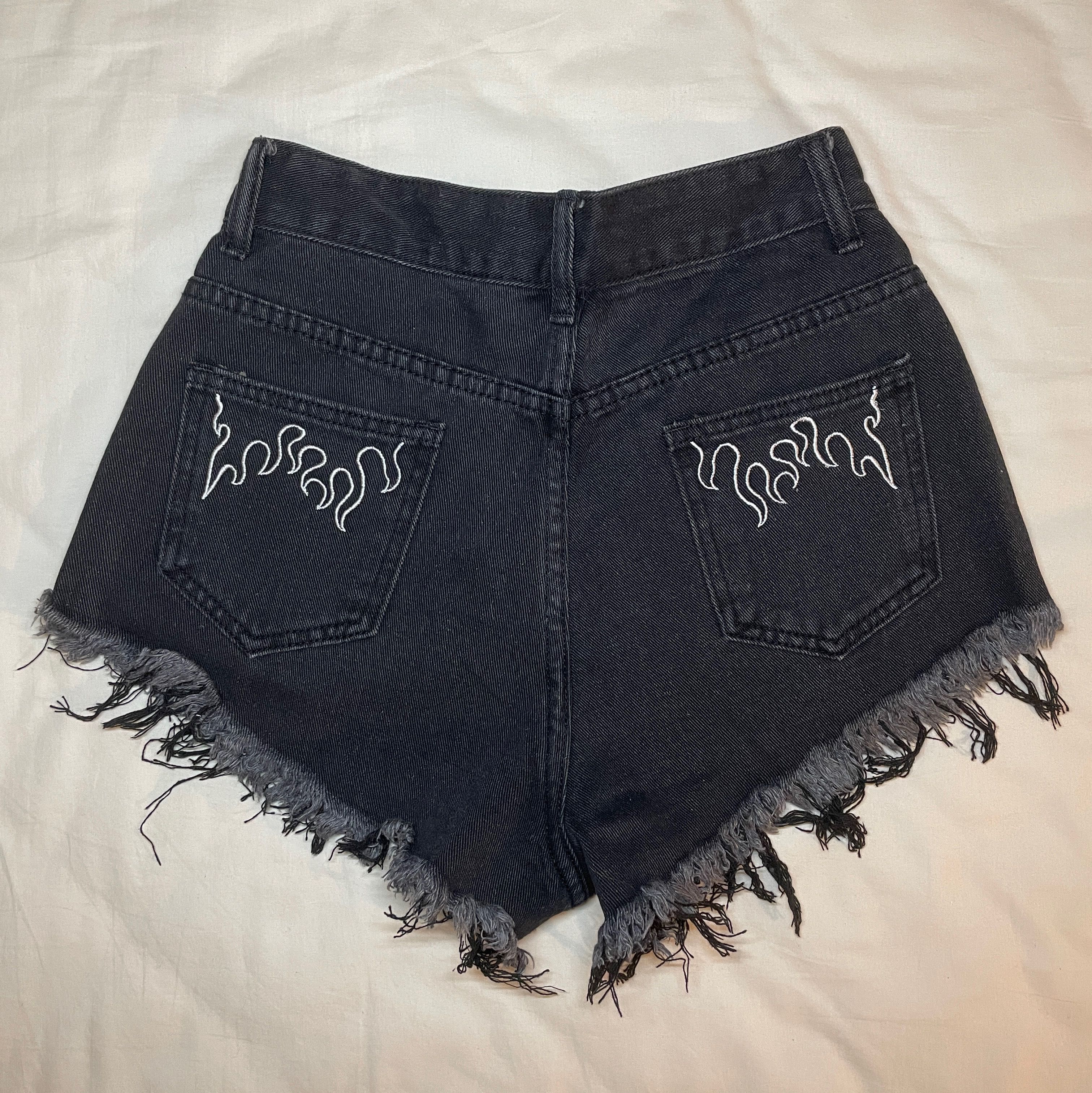 Embellish jean hotsell shorts