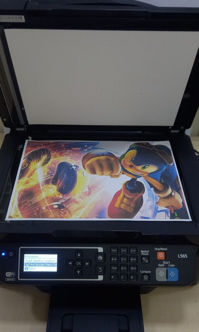 Epson printer L565 Eco tank ( Total print only 205 pages), Computers ...