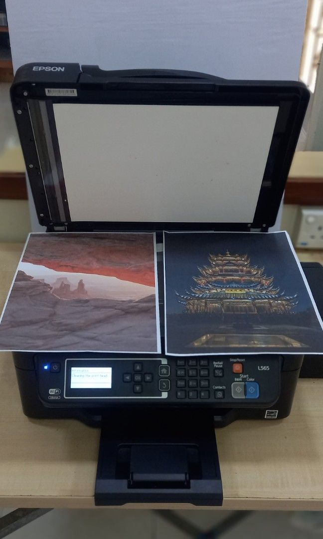 Epson printer L565 Eco tank ( Total print only 205 pages), Computers ...