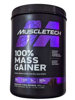 EXP: 03/2025 MuscleTech 100% Mass Gainer Protein Powder - Whey Protein + Muscle Builder 5.15 lbs