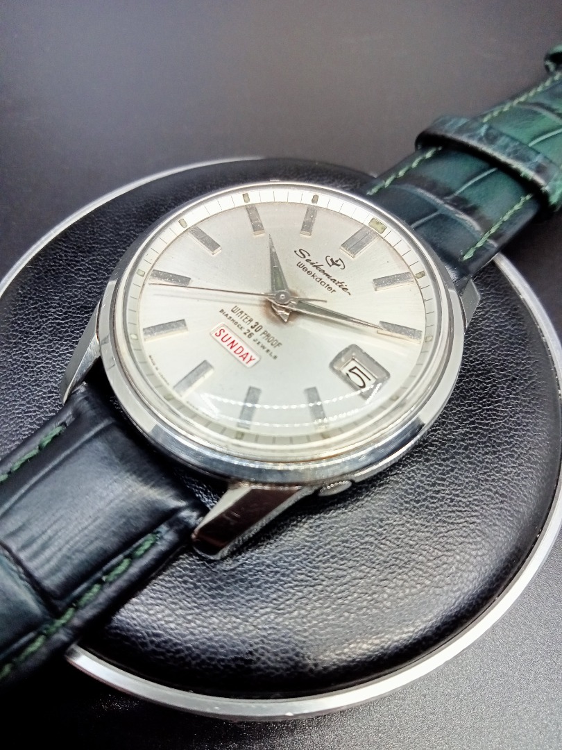 Birthday Watch March 1964 Seiko 6206 8990 Seikomatic Weekdater SUWA 26J Automatic Watch Luxury Watches on Carousell