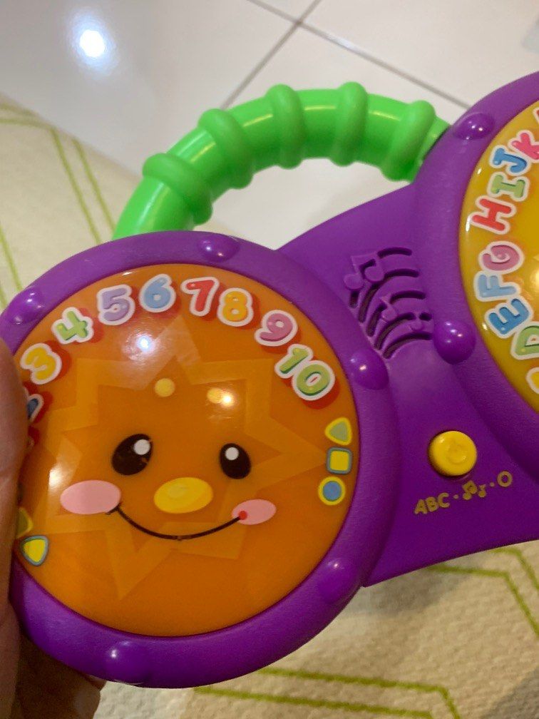 Fisher price laugh sale and learn drum
