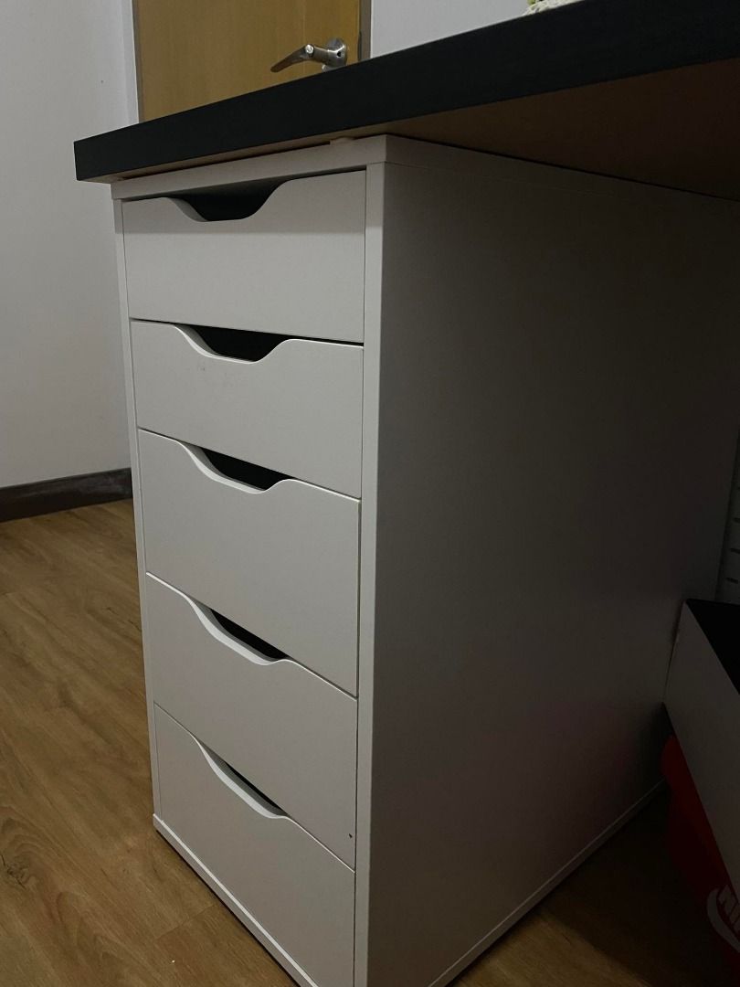 FOR SALE!! IKEA ALEX DRAWERS AND TABLE TOP!!, Furniture & Home Living