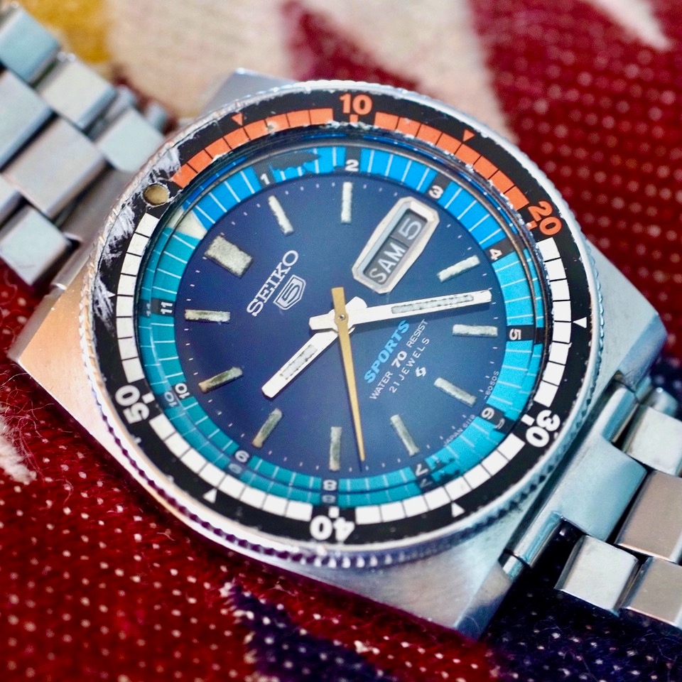 For Sale: Seiko 6119-6050 Regatta Blue dial, Men's Fashion, Watches &  Accessories, Watches on Carousell