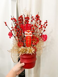 FREE PUSSYWILLOW POT OF FLOWER