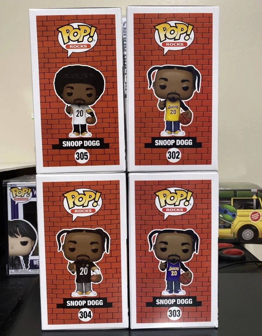 Authentic BNIB Funko Pop - Snoop Dogg Exclusive Set of 4 (Funko