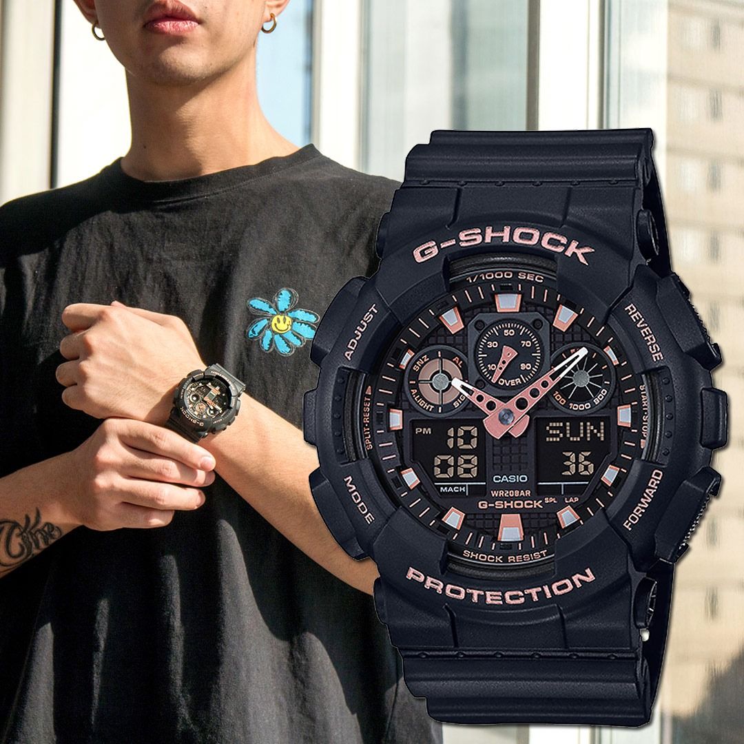 正規店 CASIO G-SHOCK COLOR GA-100GBX-1A4DR ecousarecycling.com