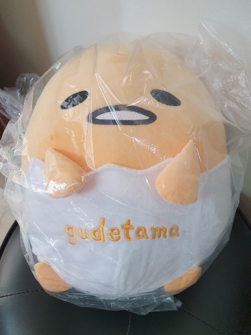 Gudetama Plush Toy, Hobbies & Toys, Toys & Games on Carousell