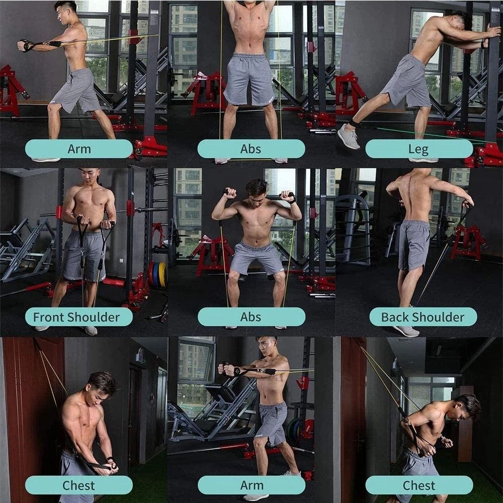 Exercise equipment hotsell with bands