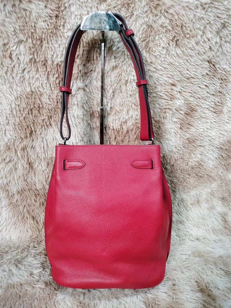 BUNDLE ITEM - HERMES KELLY RED TWO WAY LEATHER BAG, Women's Fashion, Bags &  Wallets, Tote Bags on Carousell