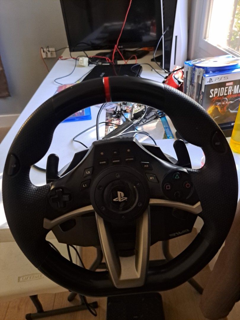 HORI STEERING WHEEL PS3/PS4/PS5, Video Gaming, Video Game Consoles, PlayStation on Carousell