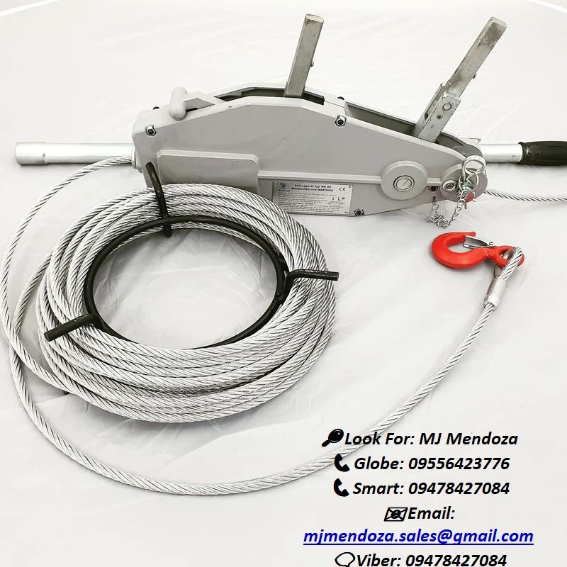 HSS WIRE ROPE PULLER 20 METERS WIRE ROPE, Commercial & Industrial ...